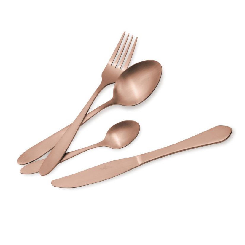 Příbor sada 24 kusů Berlingerhaus Metallic Line Special Rose Gold BH-3076