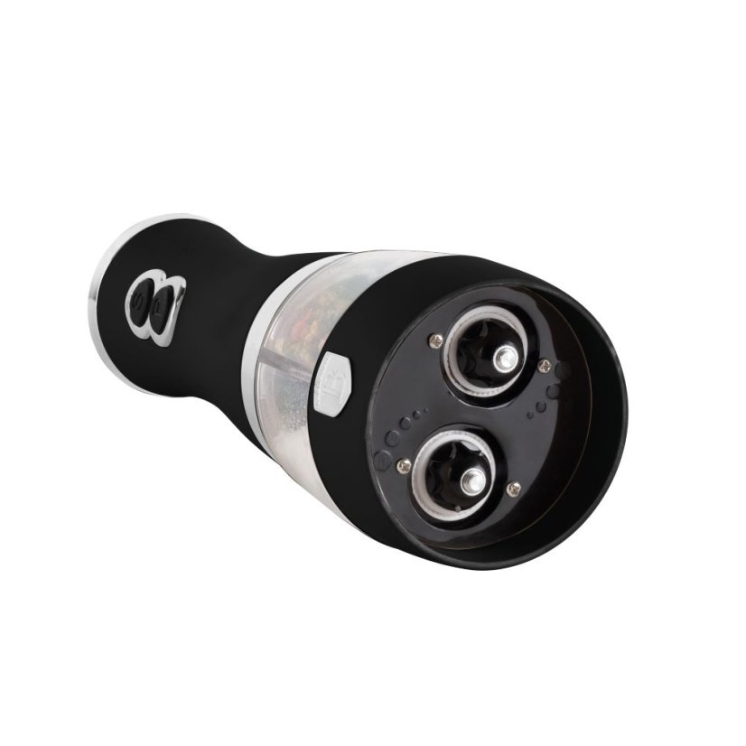 Elektrický mlýnek na sůl a pepř 2v1 Berlingerhaus Black Vantage Collection/Matte Black Collection/Black Silver Collection BH-9647A