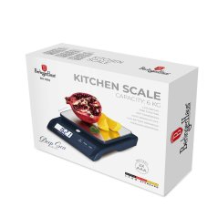 Digitálna kuchynská váha nosnosť 6 kg Berlingerhaus Deep Sea Collection BH-9918