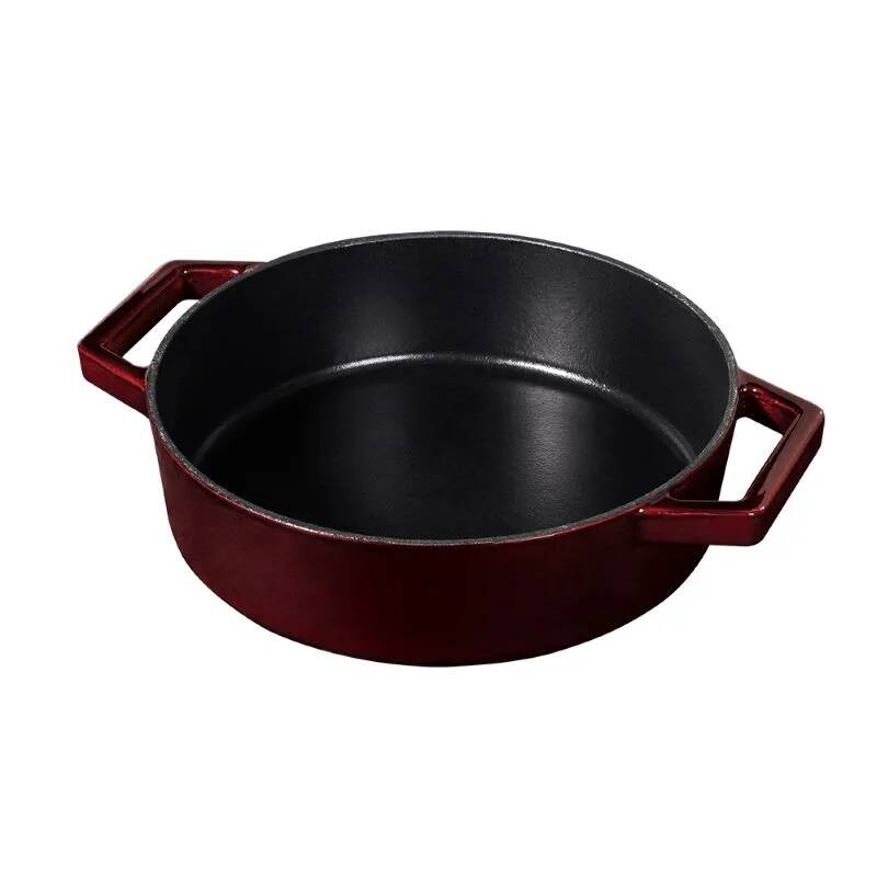 Ťažký liatinový hrniec s vekom Ø 26 cm 2,57 L Berlingerhaus Burgundy Collection BH-6498