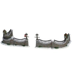 Table Accents Lemax 63576 Stone Wall, Set Of 6
