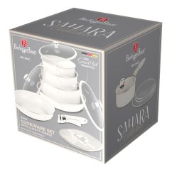 13 pcs cookware set Berlingerhaus Sahara Marble Collection BH-8421