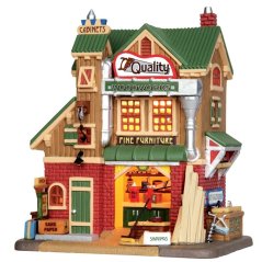 Lighted Building Lemax 35528 Quality Woodworks