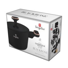 Kastrol 2,6 L s poklicí 20 cm Berlingerhaus Black Rose Collection BH-8357