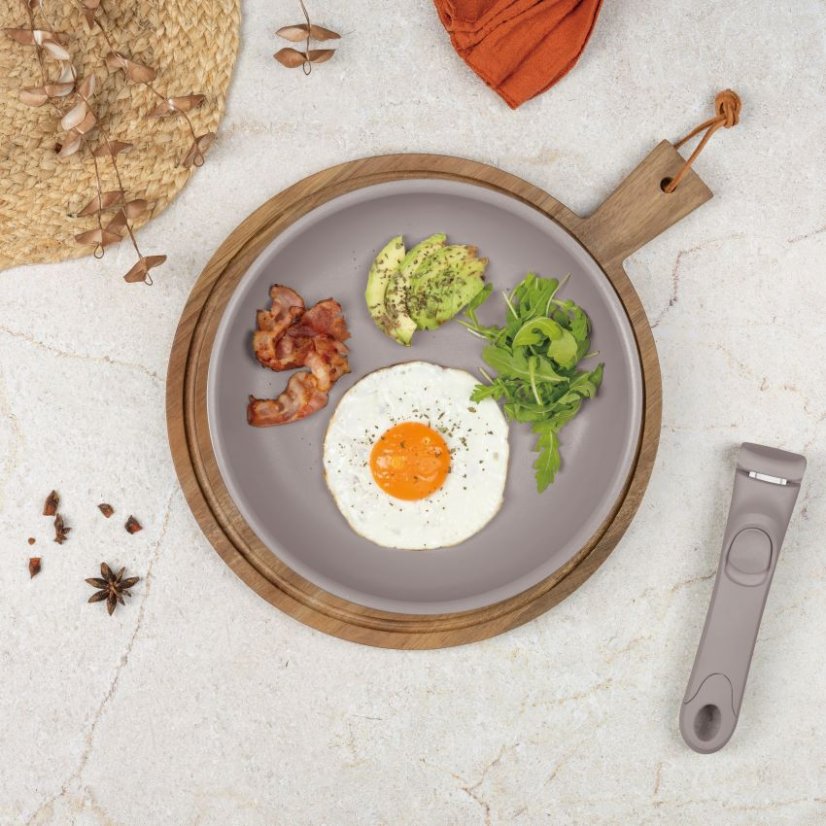 Sada varných a zapékacích mís s odnímatelnou rukojetí 13 dílná vhodná do trouby do 220°C Berlingerhaus Taupe Nordic Collection BH-8422