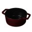 Ťažký liatinový hrniec s vekom Ø 24 cm 4,35 L Berlingerhaus Burgundy Collection BH-6497