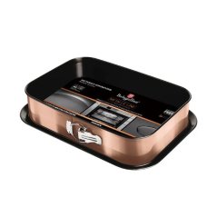 Forma na pečenie 39x27x7,5 cm s titanovým povrchom Berlingerhaus Metallic Line Rose Gold BH-6474