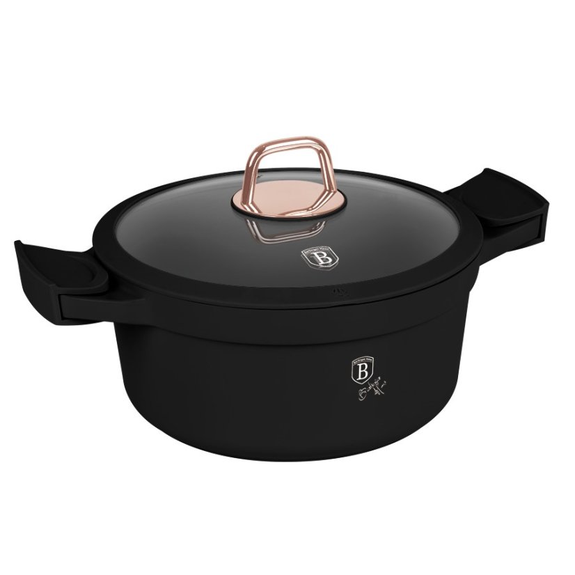 Kastról 4,4 L s titanovým povrchom 24cm Berlingerhaus Black Rose Collection BH-1457
