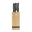 6 pcs knife set with bamboo stand Berlingerhaus Anthracite Collection BH-2968