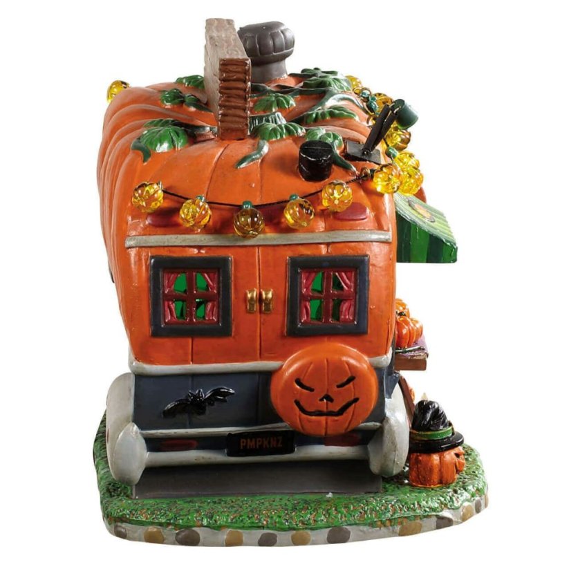 Lighted Building Lemax 95444 Pick Me Pumpkin Wagon