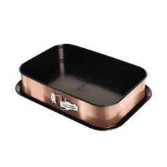 Forma na pečenie 39x27x7,5 cm s titanovým povrchom Berlingerhaus Metallic Line Rose Gold BH-6474