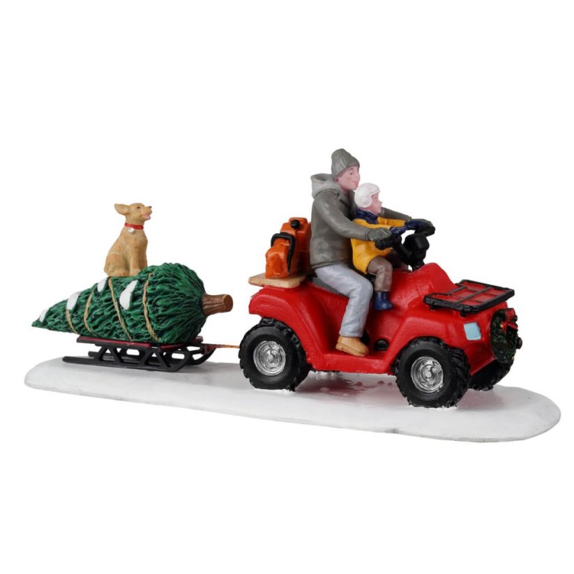 Figúrky Lemax 23607 Výjazd za stromčekom