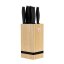 6 pcs knife set with bamboo stand Berlingerhaus Black Rose Collection BH-2970