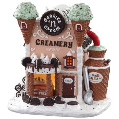 Lighted Building Lemax 05699 Cookies 'N' Cream Creamery