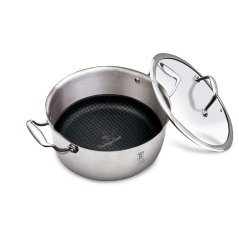Nerezový kastról 6,1 L s pokrievkou Ø 28 cm Berlingerhaus Eternal Collection BH-7446
