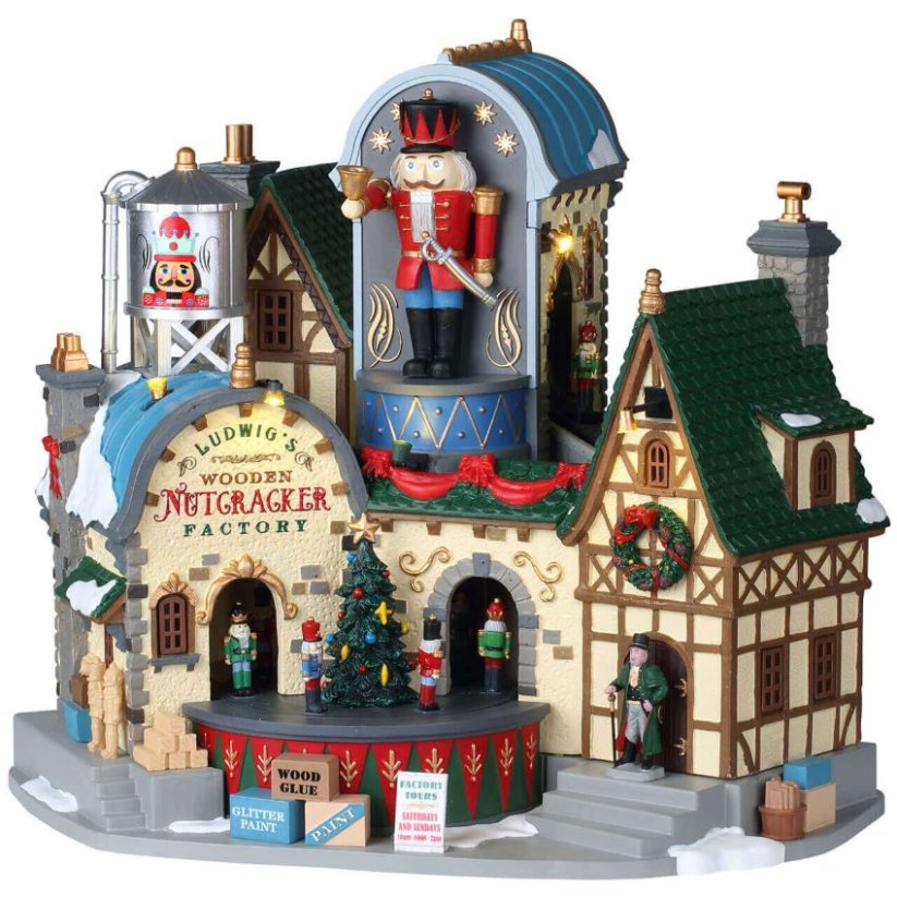 Sights and Sounds Lemax 95463 Ludwig's Wooden Nutcracker Factory