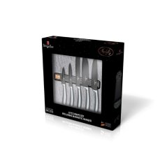 Sada kuchynských nožov s magnetickou lištou 6 dielna Berlingerhaus Moonlight Edition BH-2533
