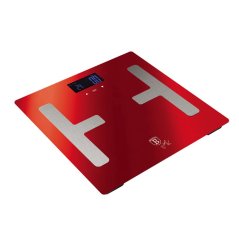 Osobná váha Smart s telesnou analýzou 180 kg Berlingerhaus Metallic Line Burgundy BH-9104