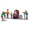 Figurines Lemax 22032 Photos With Santa, Set Of 5