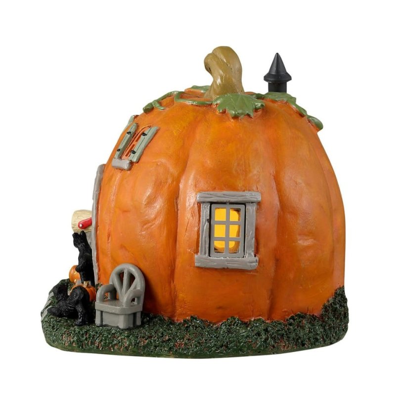 Lighted Building Lemax 34082 Pumpkin Cottage