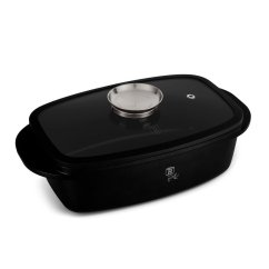 Zapekacia misa 32 cm s pokrievkou a aroma držadlom Berlingerhaus Matte Black Collection BH-8779