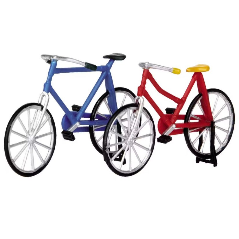 Accessories Lemax 14377 Bicycles, Set Of 2 (Self-Stand)