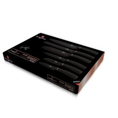 Sada kuchynských nožov v kazete 6 dielna Berlingerhaus Black Rose Collection BH-2337