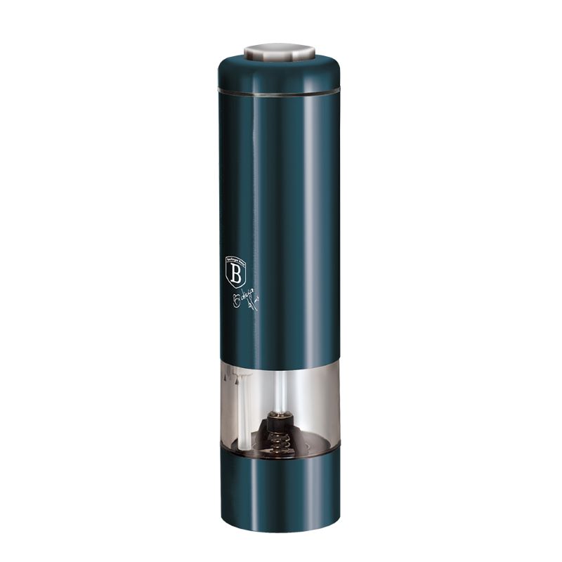 Elektrický mlynček na soľ a korenie Berlingerhaus Metallic Line Aquamarine Edition BH-1977