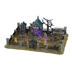 Lemax 64633 Misty Crypt Graveyard