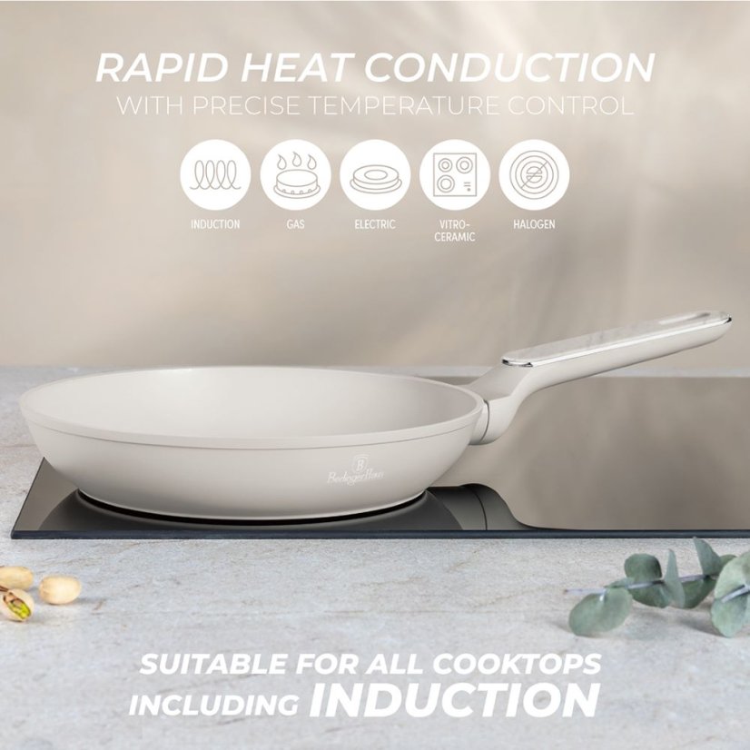 3 pcs frypan set Berlingerhaus Sahara Marble Collection BH-8398