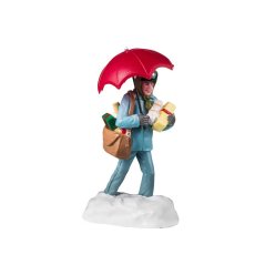 Figurky Lemax 42319 Vánoční pošťák na sněhové misi