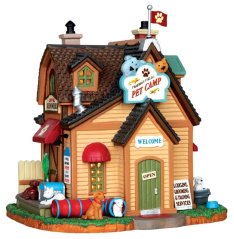 Lighted Building Lemax 45680 Friendly Fields Pet Camp
