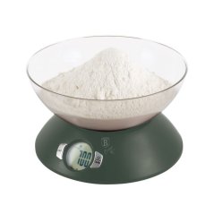 Kuchynská váha digitálna s misou do 5 kg Berlingerhaus Matte Green Collection BH-9619