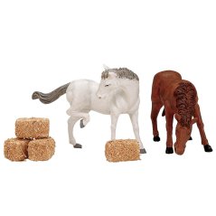 Figúrky Lemax 12511 Feed For The Horses, Set Of 6