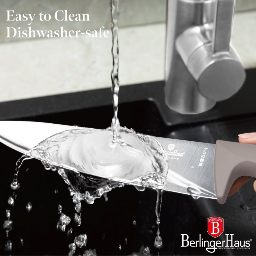 Sada kuchyňských nožů 6 dílná Berlingerhaus Taupe Collection BH-2953