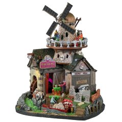 Sights and Sounds Lemax 25849 Headstone Mill Brewe