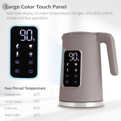 Digitální rychlovarná konvice 1,7L Berlingerhaus Taupe  Collection BH-9736