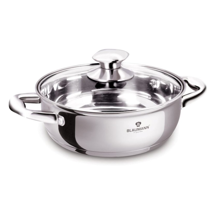 Nerezový kastról 2 L s pokrievkou Ø 20 cm Blaumann Gourmet Line BL-3864