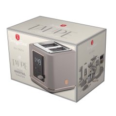 Digital toaster Berlingerhaus Taupe Collection BH-9664