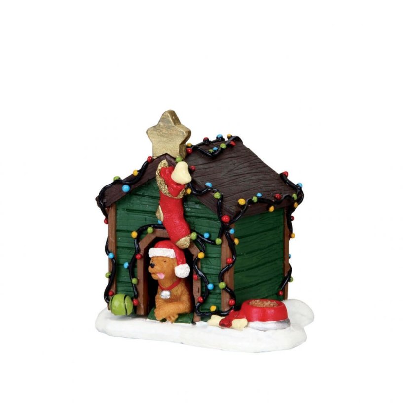 Figurines Lemax 02808 Decorated Light Doghouse