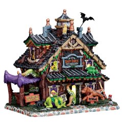 Lighted Building Lemax 75184 Creepy Crawlies Pet Sitting