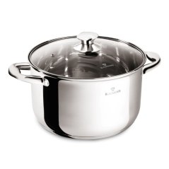 Nerezový kastról 6 L s pokrievkou Ø 24 cm Blaumann Gourmet Line BL-3873
