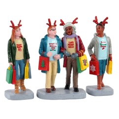 Figurines Lemax 12026 Girls Christmas Shopping Trip