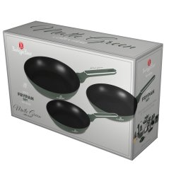 Sada 3 panvíc Berlingerhaus Matte Green Collection BH-8206