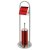 Stojan na wc kefu a toaletný papier Berlingerhaus Metallic Line Burgundy BH-6548 z nehrdzavejúcej ocele