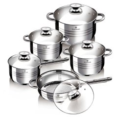 Sada nerezových hrncov 10 dielna Blaumann Gourmet Line BL-1637