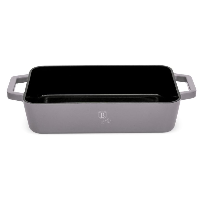 Ťažký liatinový pekáč 30 x 20 cm, 3 L Berlingerhaus Taupe Collection BH-6526