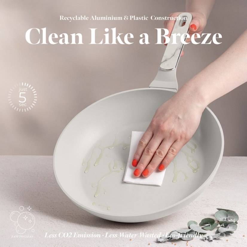 3 pcs frypan set Berlingerhaus Sahara Marble Collection BH-8398