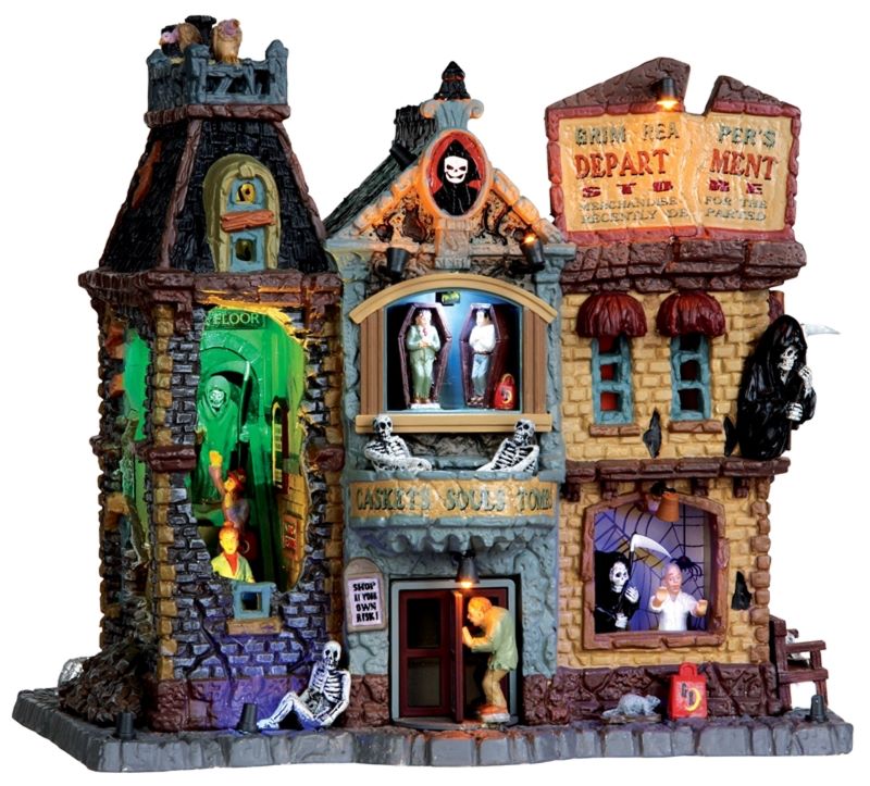 Sights and Sounds Lemax 35492 Grim reaper's department store