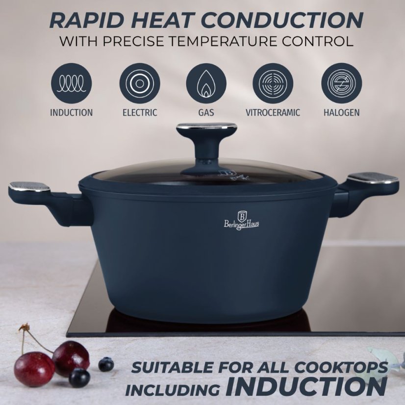 Sada hrnců 15 dílná Berlingerhaus Deep Sea Collection BH-8382